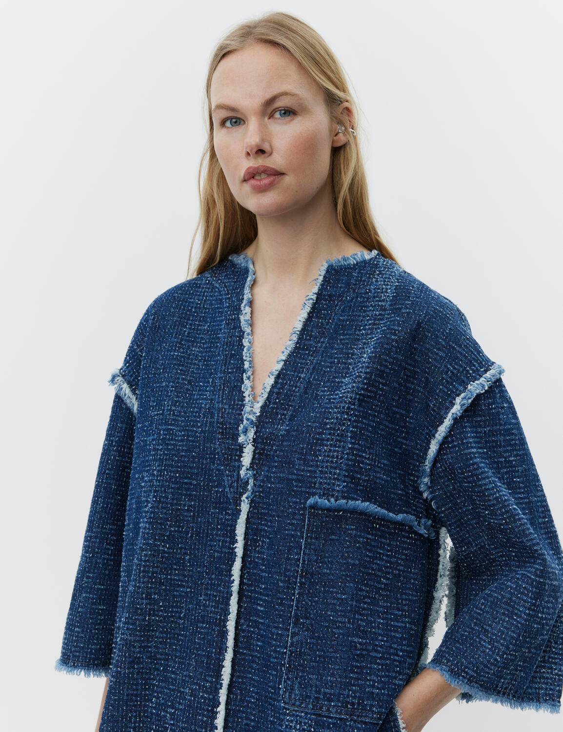 Katrin Punch denimskjorte - Peacoat